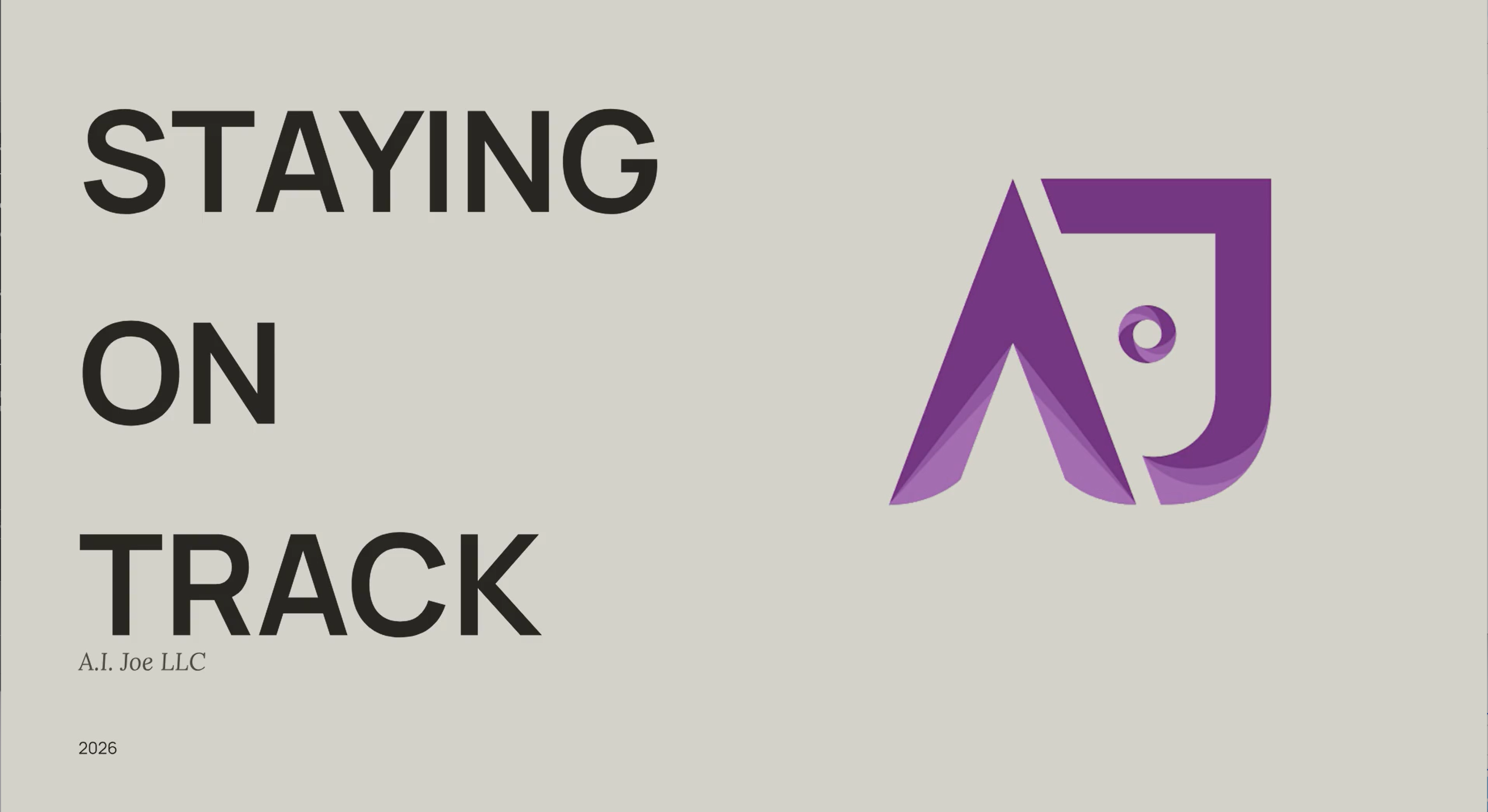 Staying on Track — Course Overview